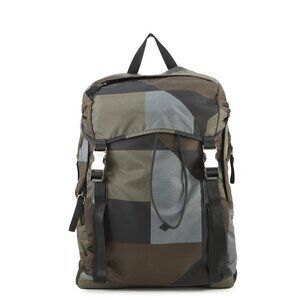 PRADA Backpack Nylon Khaki/Multicolor 2VZ062